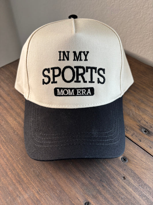 In My Sports Mom Era Embroidery Baseball Hat