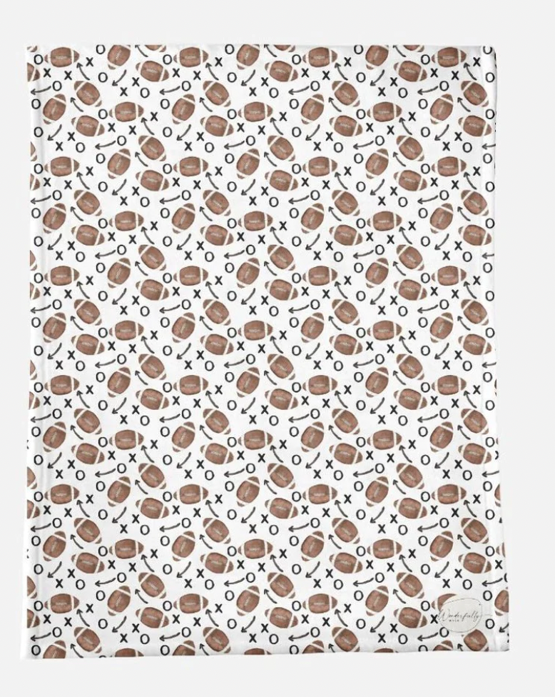 Football Snuggle Blanket - (30" x 40")