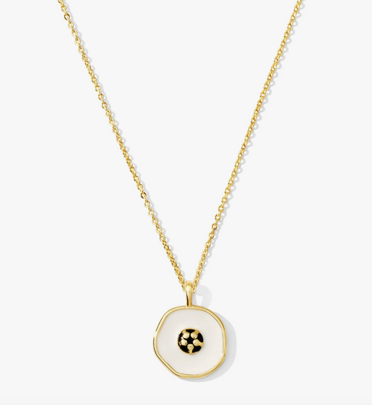 Goal!! Soccer Ball Pendant Necklace