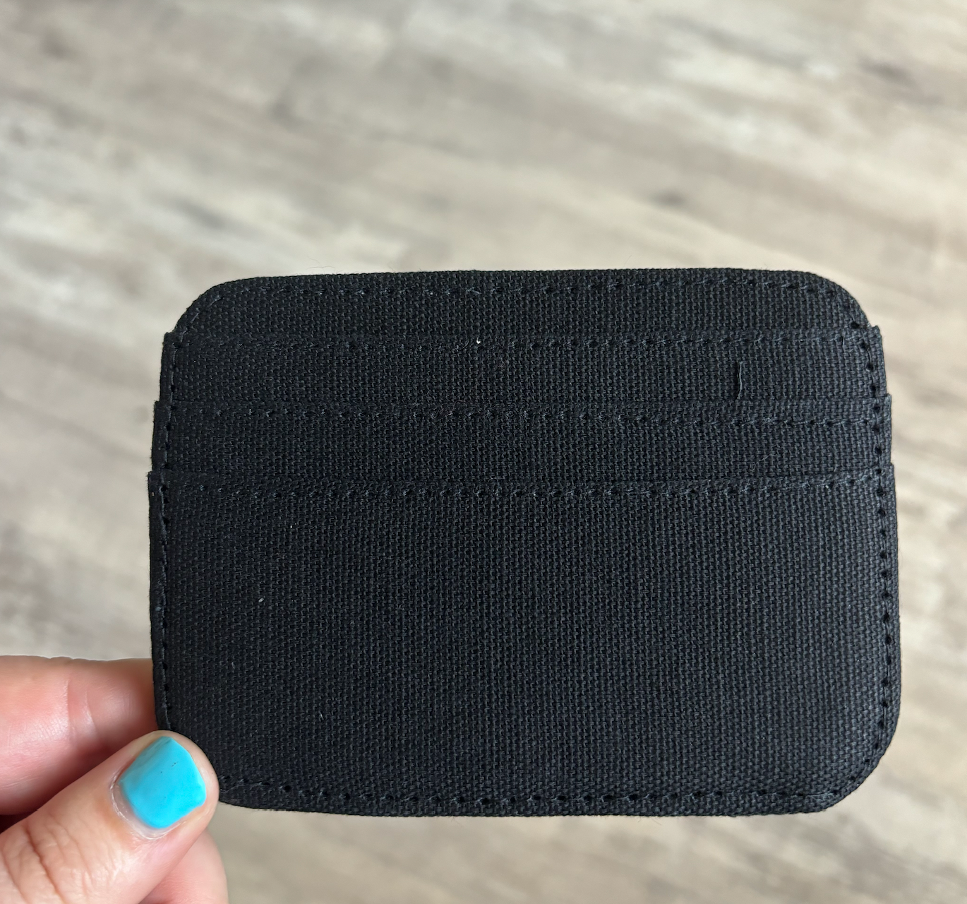 Navy Game Day Beaded Card Holder