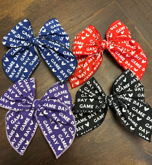 Game Day Bow w/ clip
