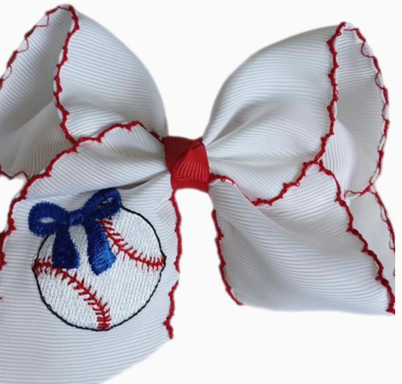 Go Team- Baseball Hair Bow