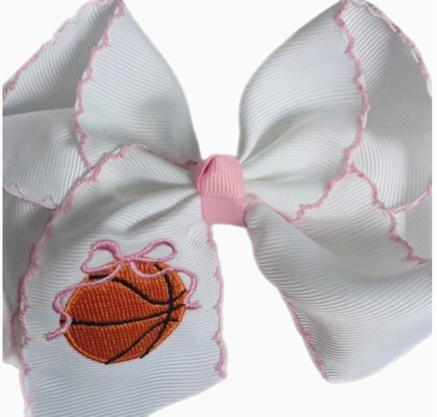 Go Team- Basketball Hair Bow