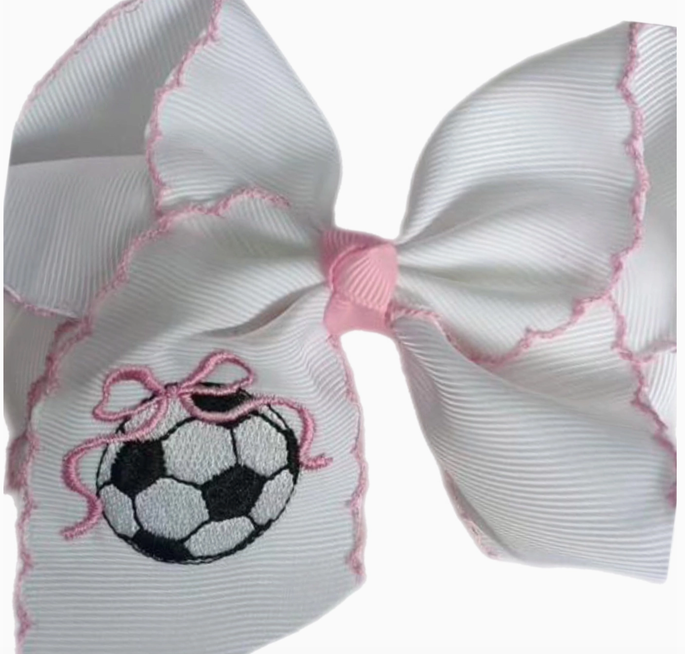 Go Team- Soccer Hair Bow