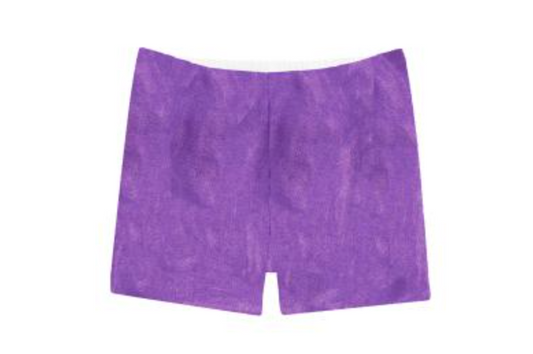 Shimmer Biker Short in Purple
