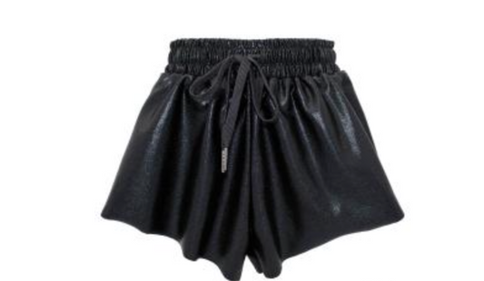 Shimmer Butterfly Short in Black