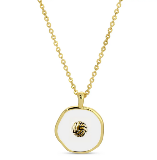 Spike! Volleyball Pendant Necklace