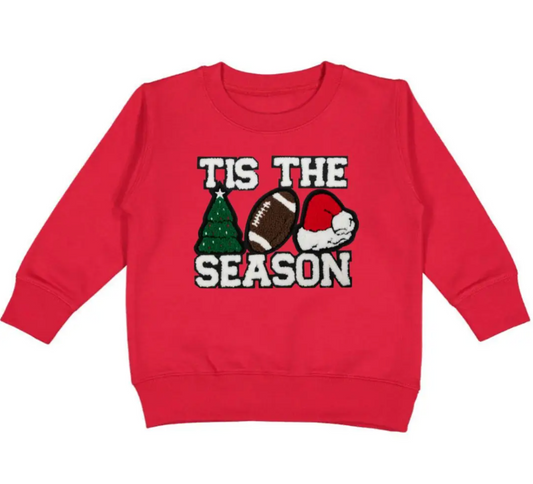 Tis the Season Patch Christmas Sweatshirt