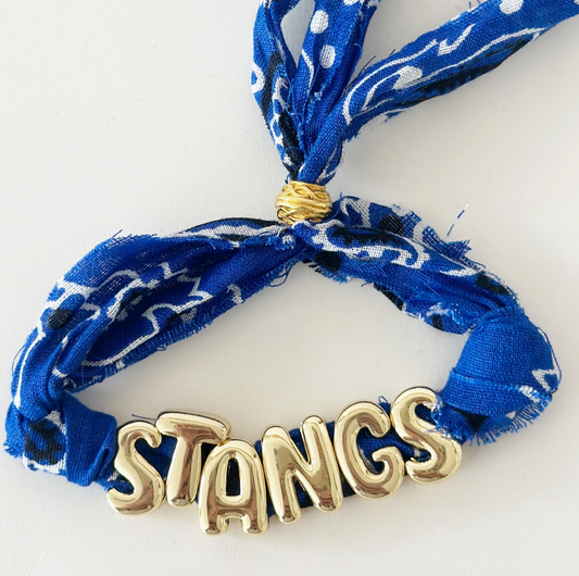 Stangs Bandana Gameday Bracelet