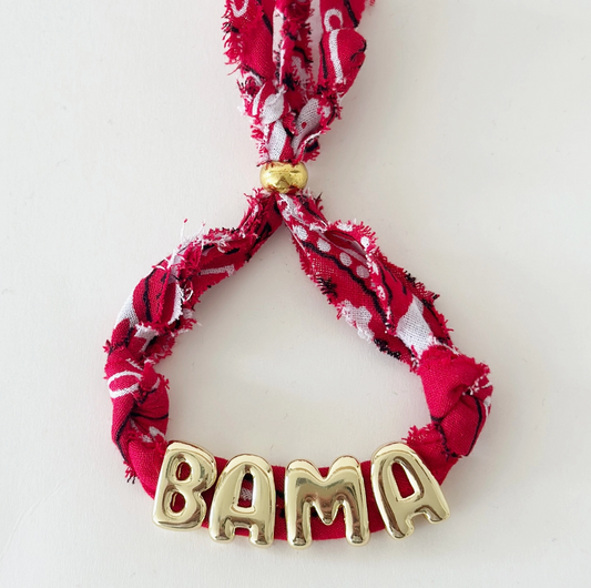Bama Bandana Gameday Bracelet