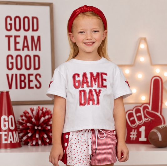 Stars and Stripes Game Day Color Block Short