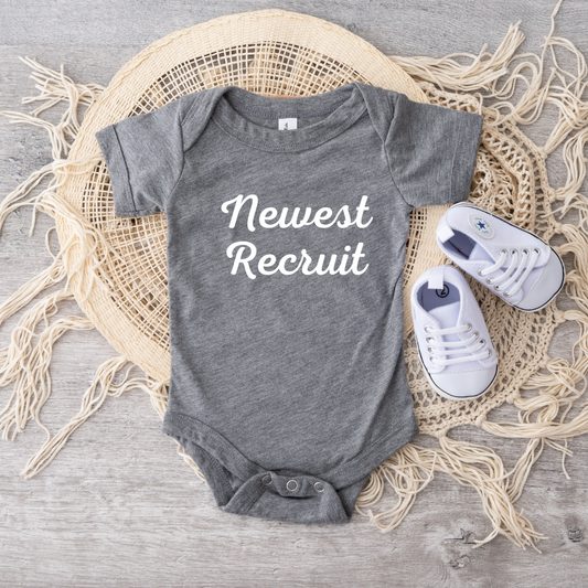 Newest Recruit Baby Onesie