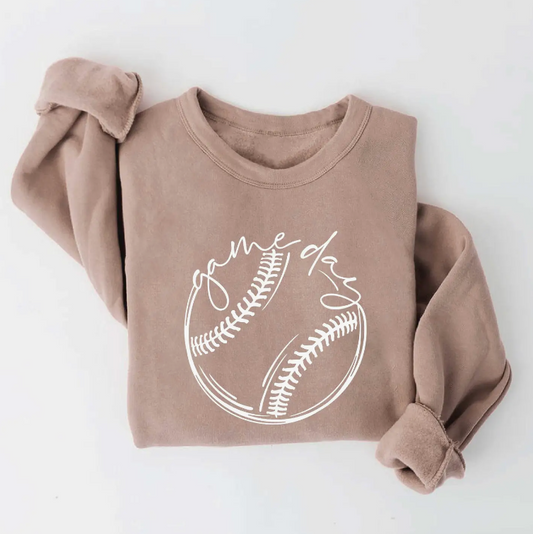Baseball Gameday Crewneck Sweatshirt