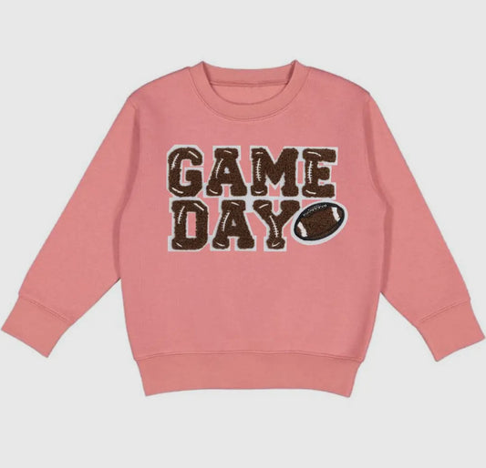 Girls Game Day Patch Sweatshirt