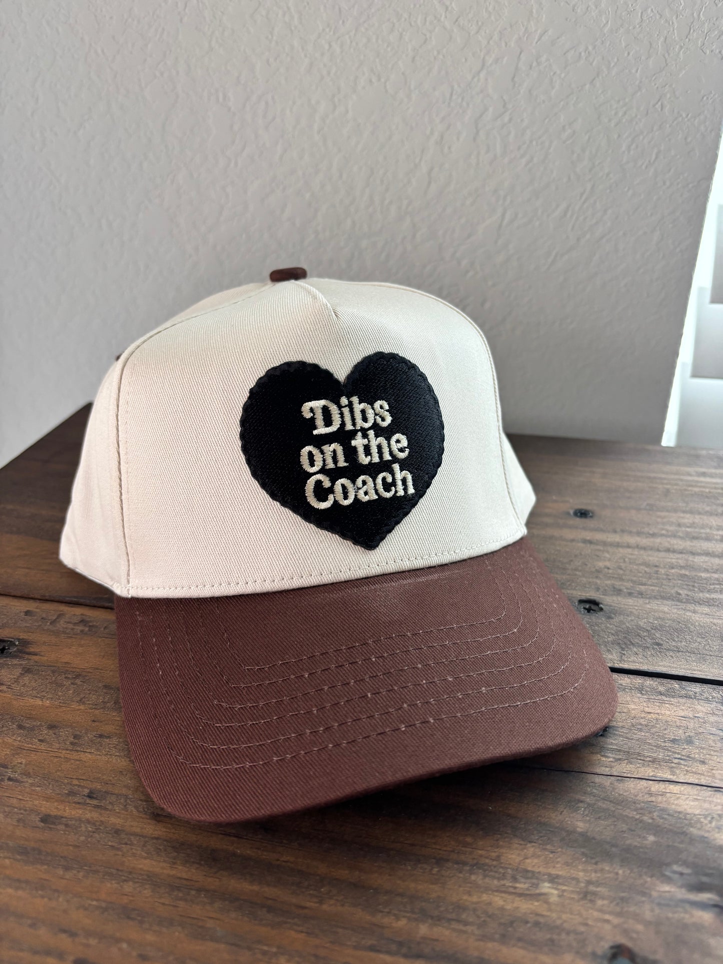 Dibs On the Coach Hat - Brown