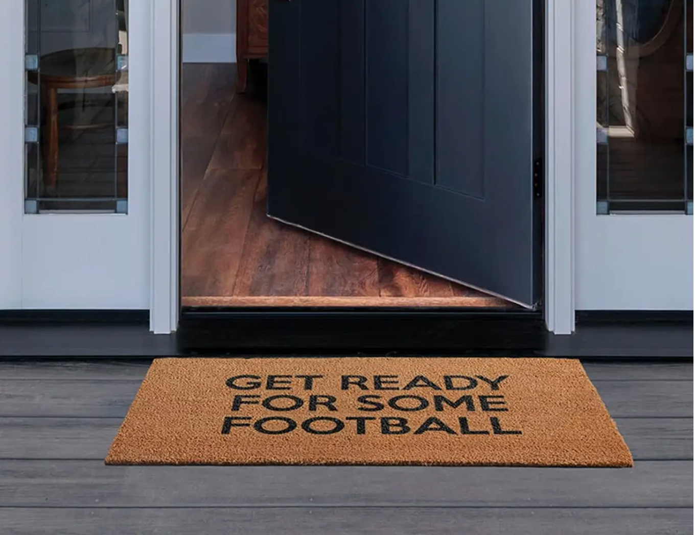 Get Ready Football Doormat