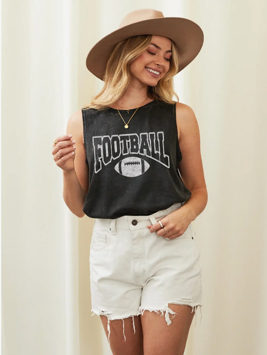 Football Mineral Graphic Tank Top