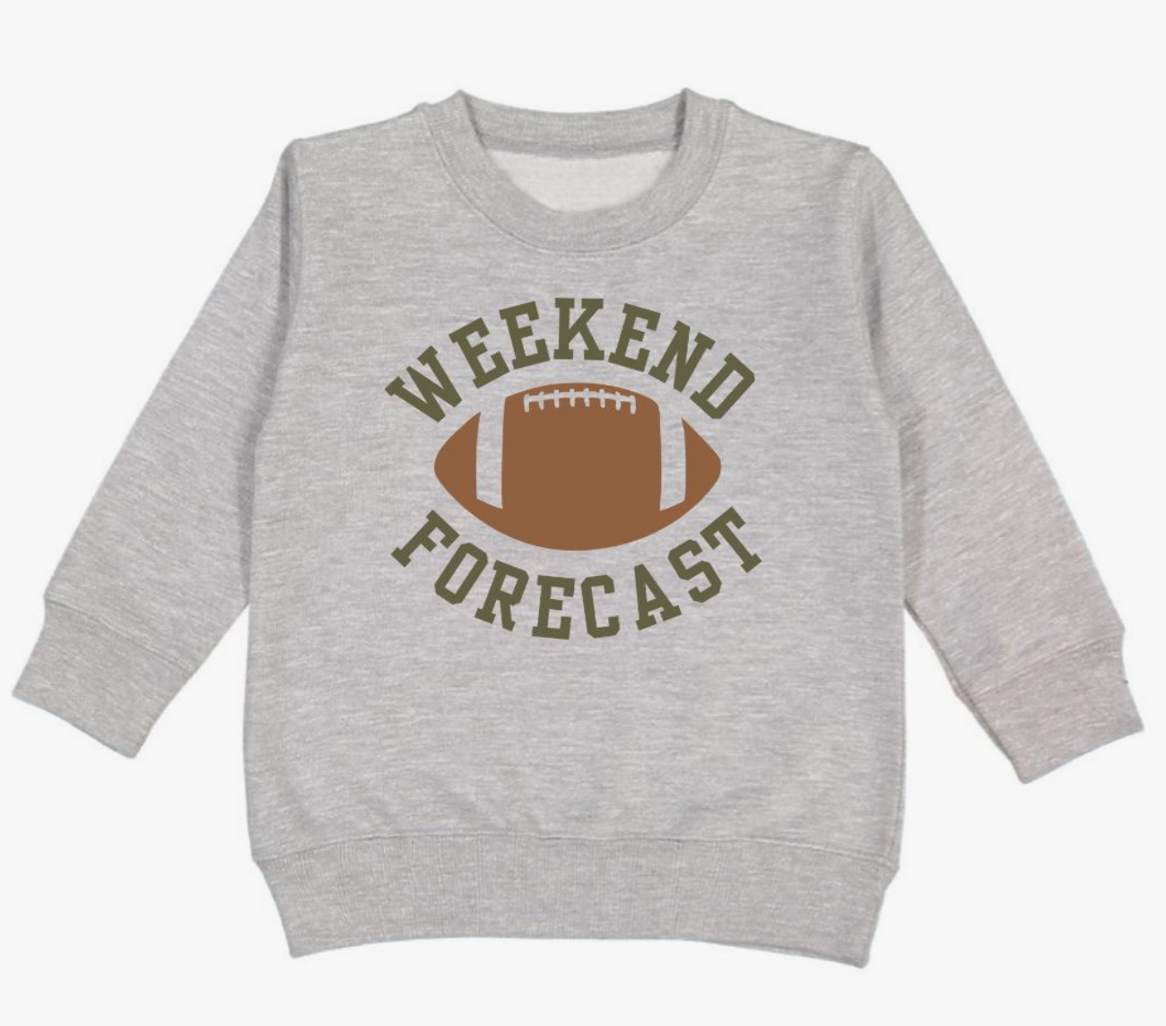 Weekend Forecast Kids Football Sweatshirt
