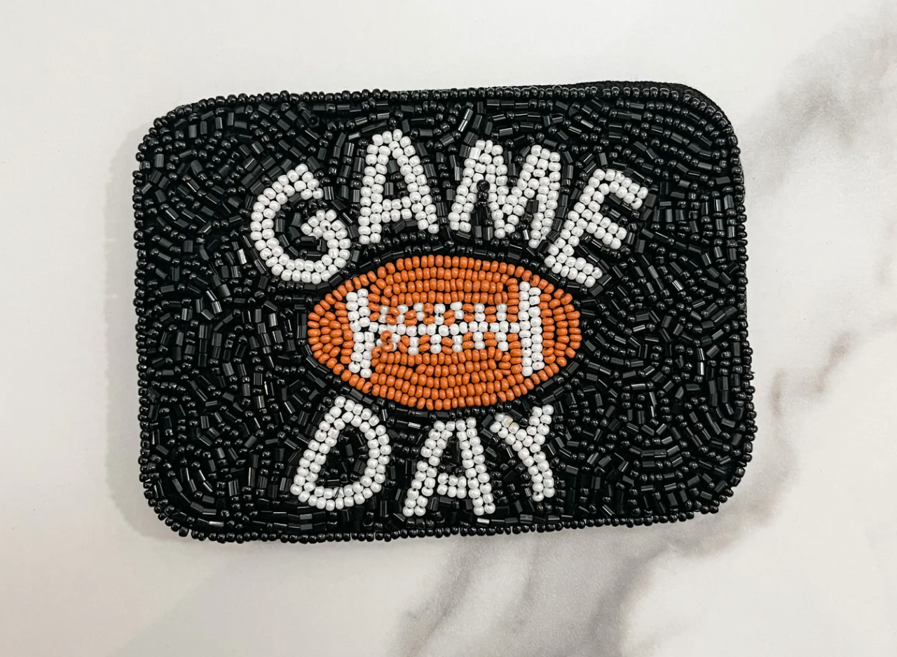 Game Day Beaded Card Holder