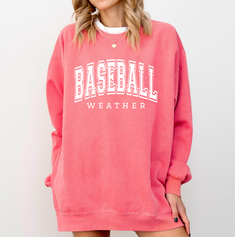 Baseball Weather Crewneck Sweatshirt - PRE ORDER