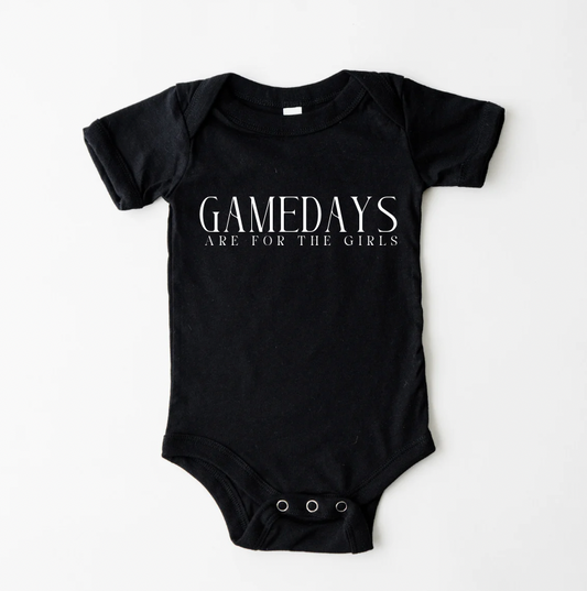 GAMEDAYS Are For The Girls Baby Onesie