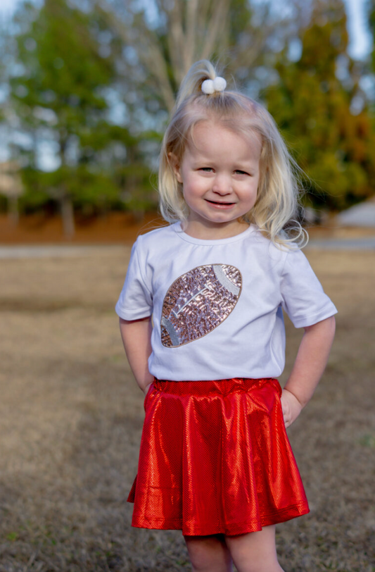 Kids Football Sequin T-Shirt