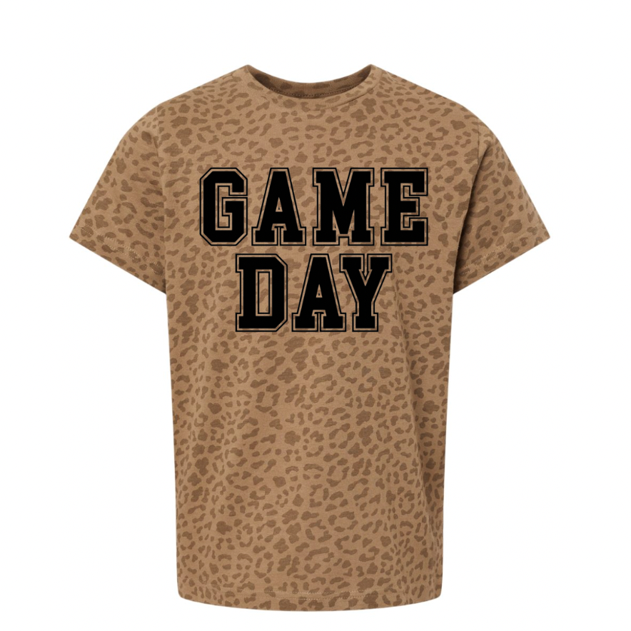 Game Day Leopard Toddler / Youth Tee