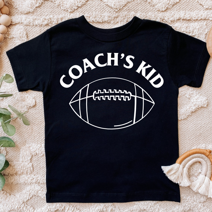 Coach's Kid Football Onesie and Toddler Tee