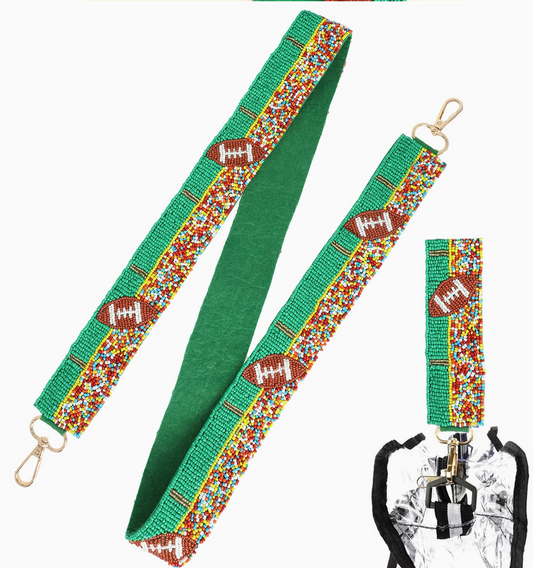 Game Day Football Themed Shoulder Bag Strap