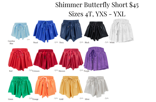 Shimmer Butterfly Short