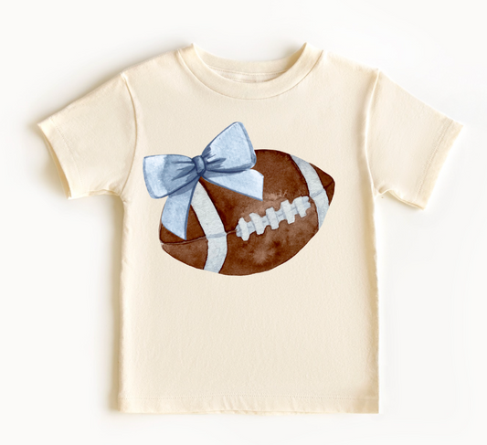 Football Bow Girls Tee