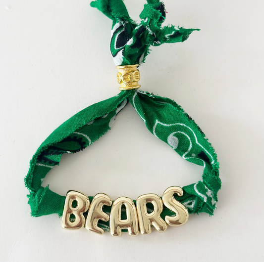 Sic Em Bears Bandana Gameday Bracelet