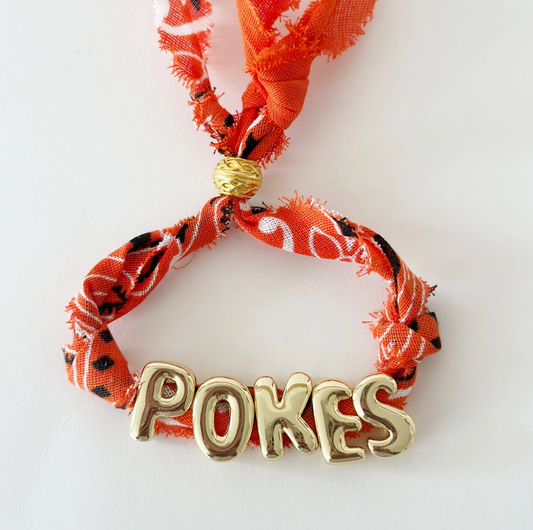 Pokes Bandana Gameday Bracelet