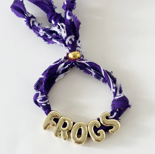 Frogs Bandana Gameday Bracelet