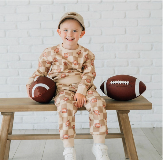 Football Checkered Jogger