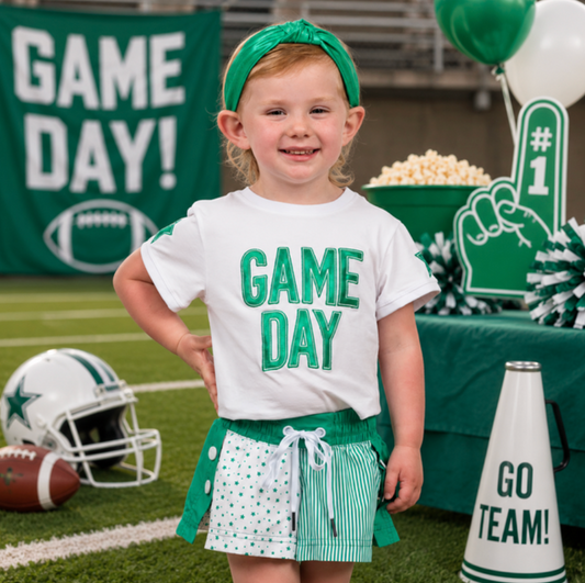 Stars and Stripes Game Day Color Block Short
