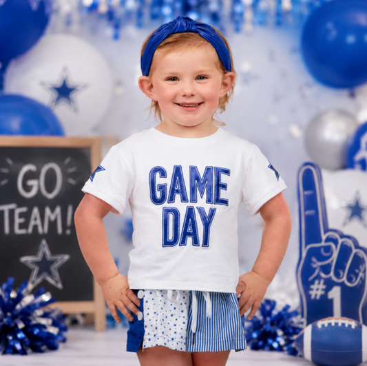 Stars and Stripes Game Day Color Block Short