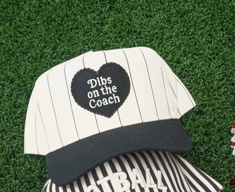 Dibs On the Coach Hat - Pinstripe