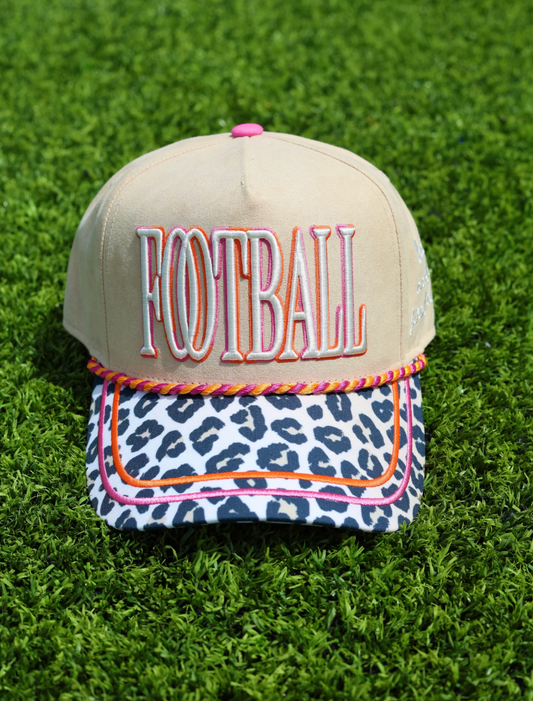 Football Fan Leopard Hat