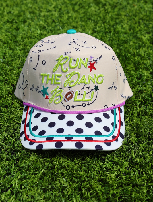 Run the Dang Ball Game Day Hat