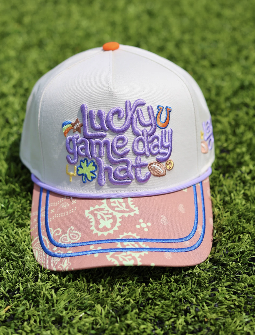 Lucky Game Day Football Hat