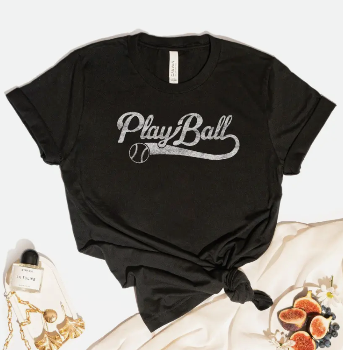 Play Ball Baseball Vintage Graphic T-Shirt
