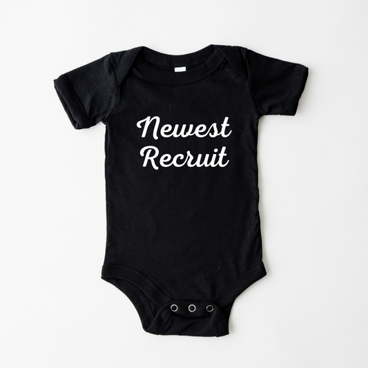 Newest Recruit Baby Onesie